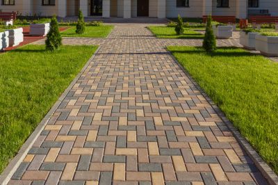 Brick Hardscape Installation in Framingham, MA